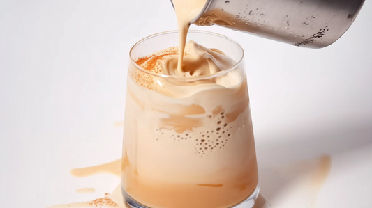Shaken Peanut Butter Mushroom Latte